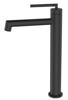 Высокий смеситель для раковины BelBagno ACQUA-LMC-NERO чёрный